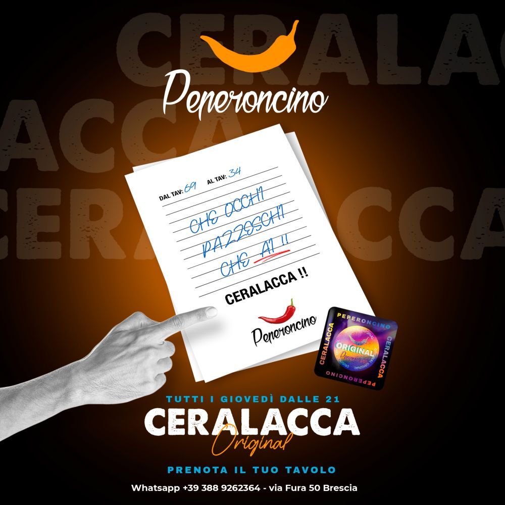 Il vero e unico gioco dei biglietti del Ceralacca Classic al Peperoncino!