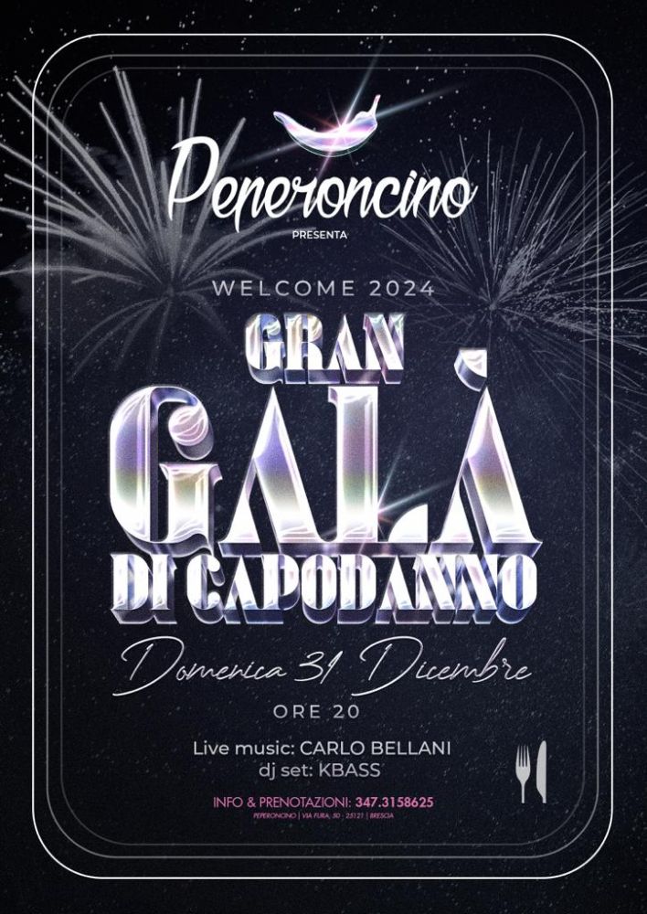 Capodanno 2024 al Peperoncino Brescia!