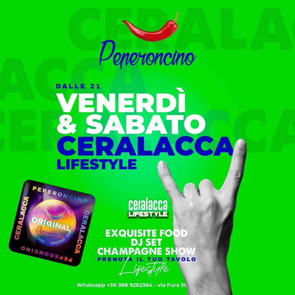 Ceralacca Lifestyle al Peperoncino!